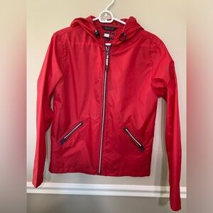 Vintage Tommy Hilfiger Full Zip Rain Jacket Women Size M
